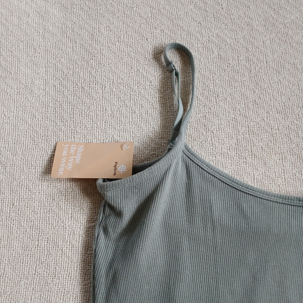 Popilush Mint Shapewear Slimming Midi Slip Dress Large - Picture 3 of 12